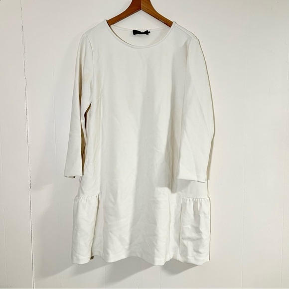 Hatch Heidi Ruffle Dress in Ivory sz 1 Maternity